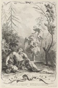 Jacob's Ladder, c. 1745. Creator: Joseph Wagner
