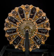 Jacobs (Pratt & Whitney Wasp Jr.) R-985-AN5, Radial 9 Engine, ca. 1940. Creator: Jacobs Aircraft Engine Company