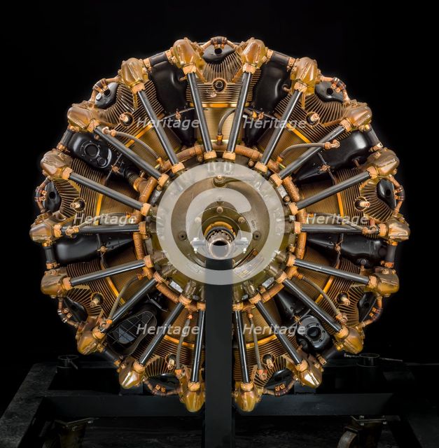 Jacobs (Pratt & Whitney Wasp Jr.) R-985-AN5, Radial 9 Engine, ca. 1940. Creator: Jacobs Aircraft Engine Company.