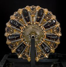 Jacobs (Pratt & Whitney Wasp Jr.) R-985-AN5, Radial 9 Engine, ca. 1940. Creator: Jacobs Aircraft Engine Company