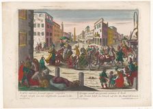 Jacob's sons must leave Simeon in Egypt until they return with Benjamin, 1742-1801. Creator: Anon