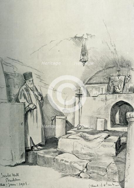 'Jacob's Well at Shechem (Nablus)', 1902. Creator: John Fulleylove.