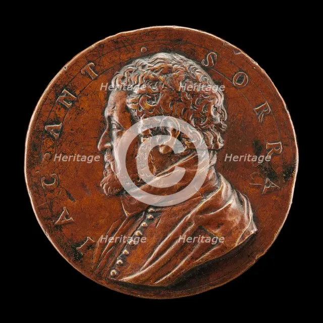 Jacopo Antonio Sorra [obverse], 1561. Creator: Antonio Abondio.