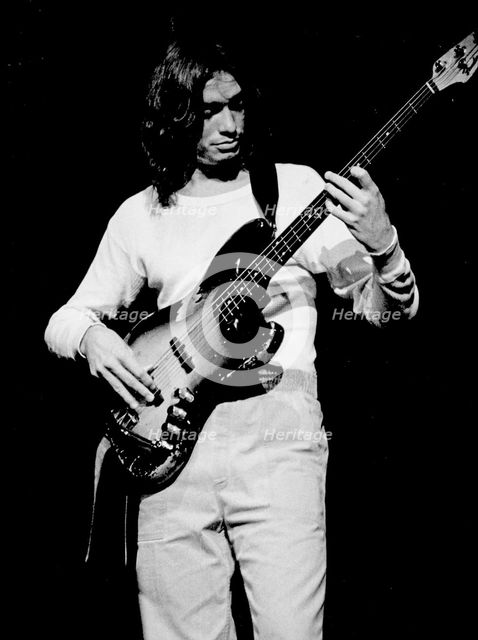 Jaco Pastorius, Odeon Hammersmith, London, 1976. Artist: Brian O'Connor.