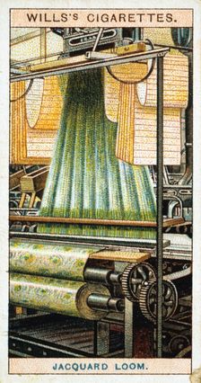 Jacquard power loom, 1915. Creator: Anon