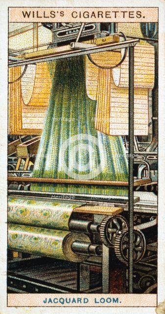 Jacquard power loom, 1915. Creator: Anon.