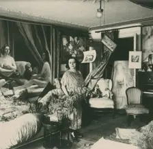 Jacqueline Marval in her studio in Paris, c1920. Creator: Anonymous ()