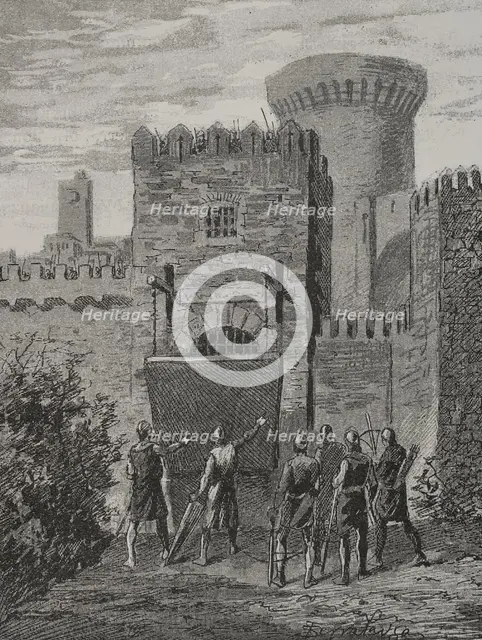 Jacquerie (28 May to 10 August 1358), 1890.  Creator: Joan Serra y Pausas.