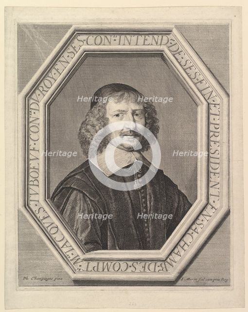 Jacques Tuboeuf, intendant des finances. Creator: Jean Morin.