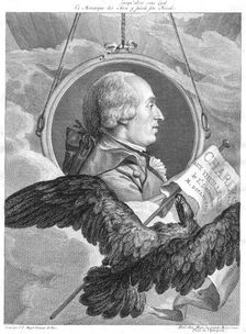 Jacques Alexandre Cesar Charles, French physicist, c1783. Artist: Simon Charles Miger