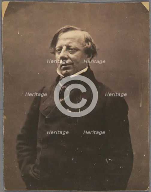 Jacques-Alexandre Bixio, 1855-1859. Creator: Nadar.