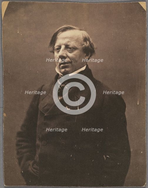 Jacques-Alexandre Bixio, 1855-1859. Creator: Nadar.