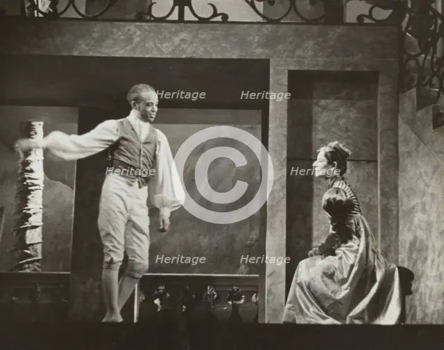 Jacques (Alvin Childress) and Odette (Elana Karam), 1938. Creator: Unknown.