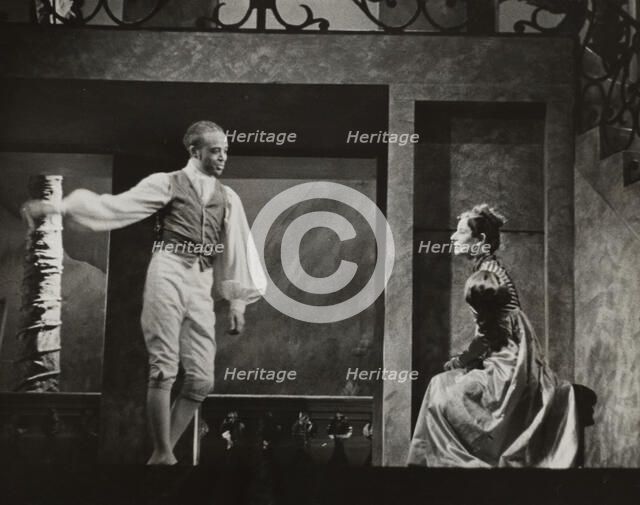 Jacques (Alvin Childress) and Odette (Elana Karam), 1938. Creator: Unknown.