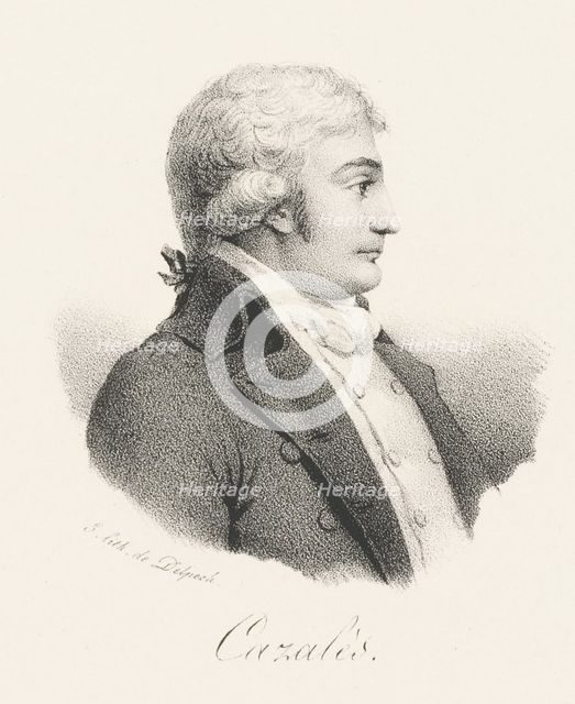 Jacques Antoine Marie de Cazalès (1758-1805), ca 1820. Creator: Delpech, François Séraphin (1778-1825).