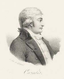 Jacques Antoine Marie de Cazalès (1758-1805), ca 1820. Creator: Delpech, François Séraphin (1778-1825)