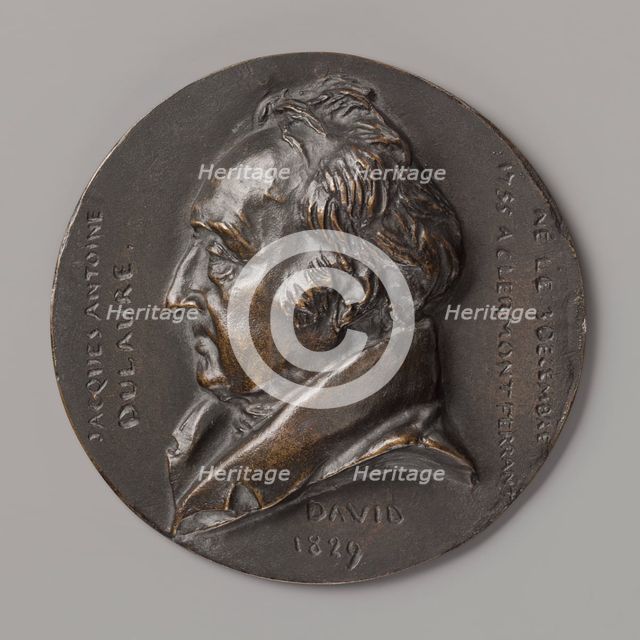 Jacques Antoine Dulaure, 1829. Creator: Pierre-Jean David d'Angers.