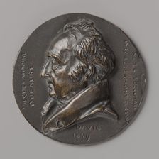 Jacques Antoine Dulaure, 1829. Creator: Pierre-Jean David d'Angers