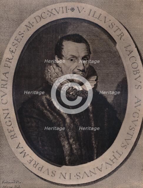 Jacques Auguste de Thou, French historian and book collector, 17th century (1894). Artist: Jean Morin.