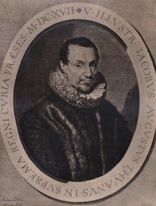 Jacques Auguste de Thou, French historian and book collector, 17th century (1894). Artist: Jean Morin