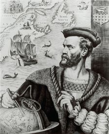 Jacques Cartier, 16th century French explorer. Creator: Unknown
