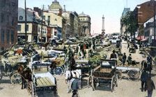 Jacques Cartier Market, Montreal, Canada, c1900s