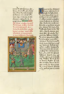 Jacques de Lalaing and his Companions Fighting Scottish Knights before the King of Scots, about 1530 Creator: Master of the Getty Lalaing