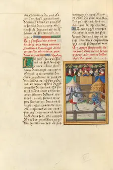 Jacques de Lalaing Fighting the Esquire Jean Pitois at the Passage of Arms of the..., about 1530. Creator: Master of the Getty Lalaing
