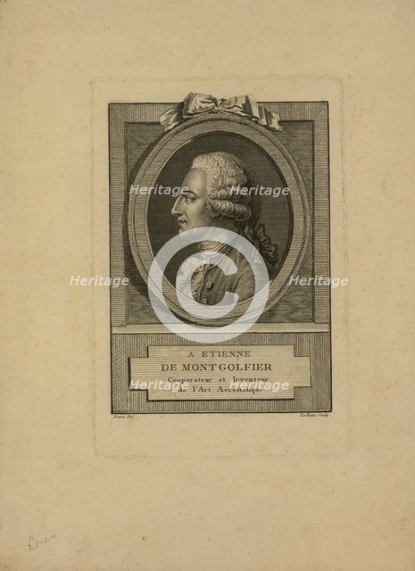 Jacques-Étienne Montgolfier (1745-1799), 1790s.