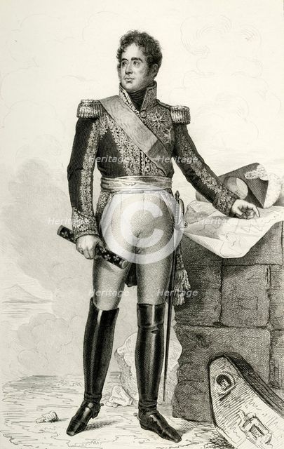Jacques Lauriston, 1804, (1839). Creator: Julien Leopold Boilly.
