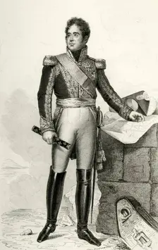 Jacques Lauriston, 1804, (1839). Creator: Julien Leopold Boilly