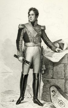 Jacques Lauriston, 1804, (1839). Creator: Julien Leopold Boilly