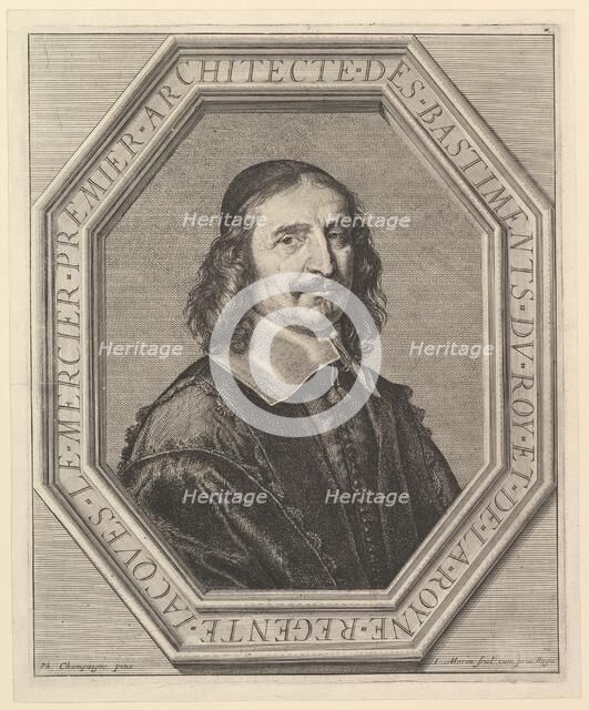 Jacques Le Mercier, architecte du roi. Creator: Jean Morin.