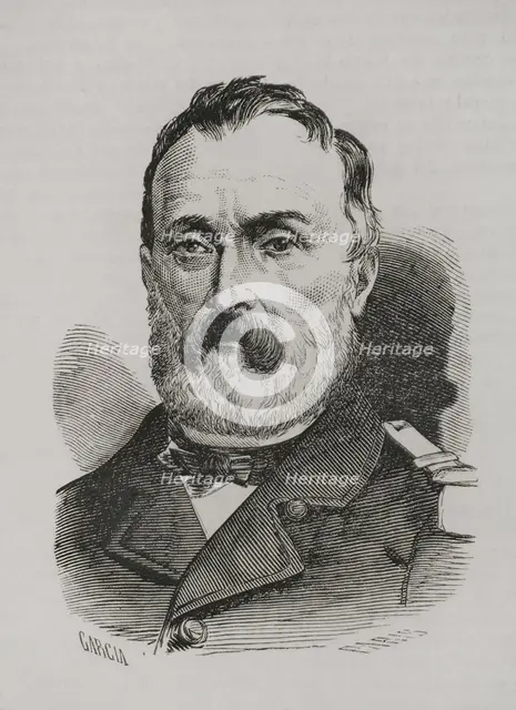 Jacques Léonard Clément-Thomas (1809-1871), French politician and general, 1870. Creator: Marcelo Paris.