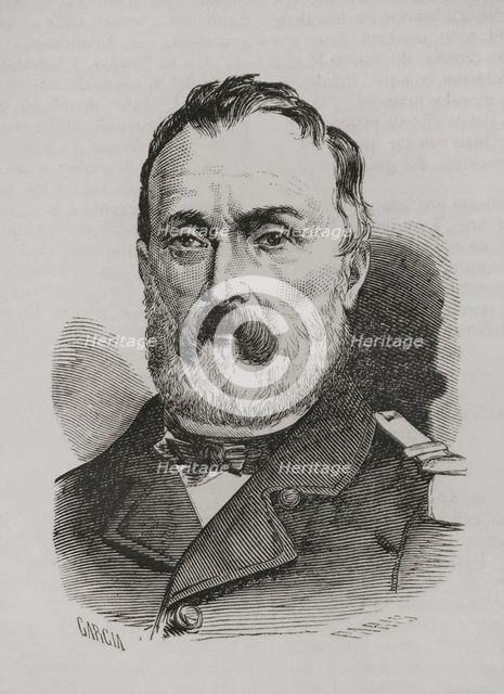 Jacques Léonard Clément-Thomas (1809-1871), French politician and general, 1870. Creator: Marcelo Paris.