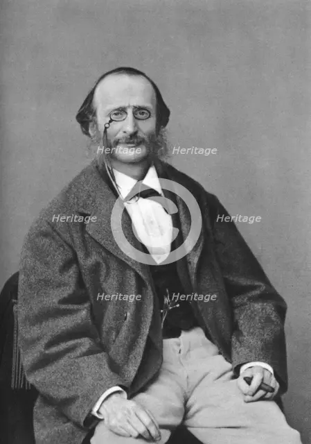 Jacques Offenbach (1819-1880), German-born French composer, cellist and impresario of the romantic Creator: Nadar.
