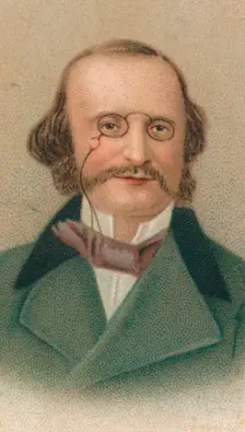Jacques Offenbach, (1819-1880) German-born French composer, cellist and impresario, 1911