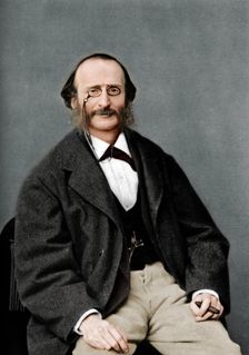 Jacques Offenbach (1819-1880), German-born French composer, cellist and impresario of the romantic Creator: Nadar