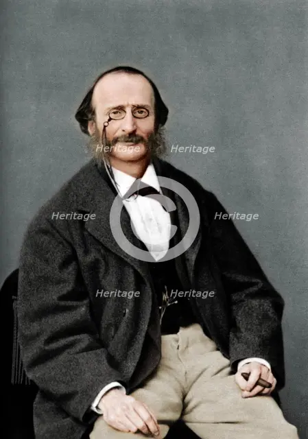 Jacques Offenbach (1819-1880), German-born French composer, cellist and impresario of the romantic Creator: Nadar.