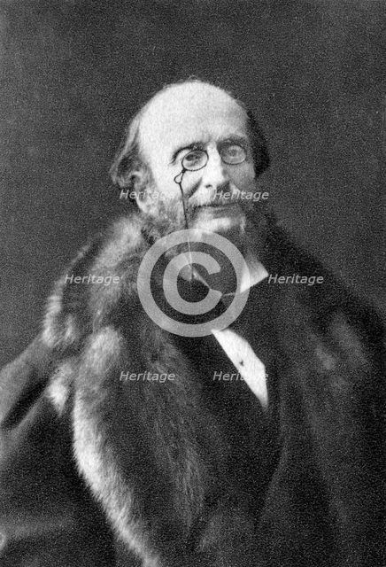 Jacques Offenbach, German-born French composer, 1878. Artist: Unknown