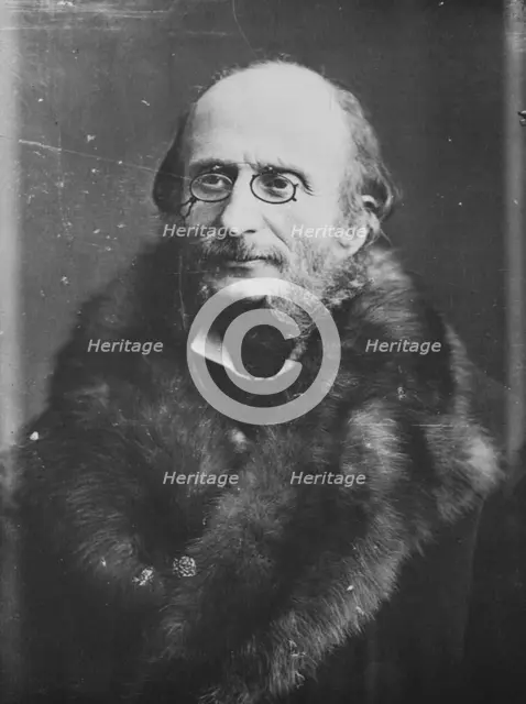 Jacques Offenbach, German-born French composer, c1875. Artist: Gaspard-Felix Tournachon