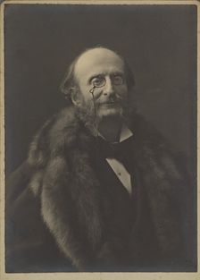 Jacques Offenbach, negative 1875-1879; print 1890-1900. Creators: Nadar, Paul Nadar
