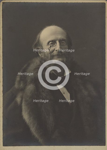 Jacques Offenbach, negative 1875-1879; print 1890-1900. Creators: Nadar, Paul Nadar.