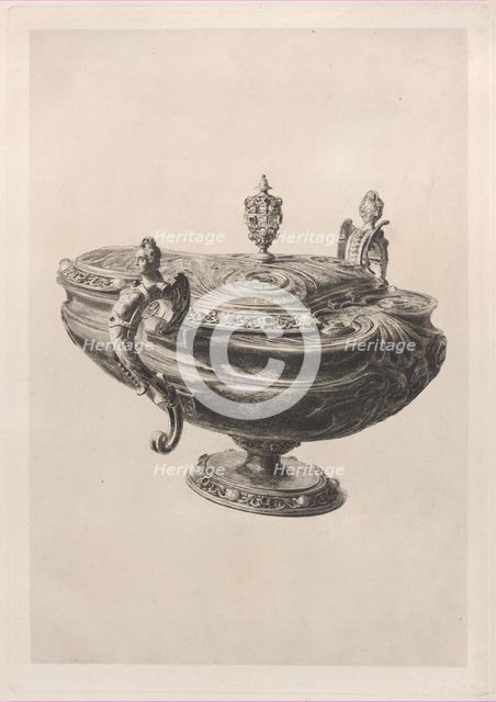 Jade Bezel, 1868. Creator: Jules-Ferdinand Jacquemart.