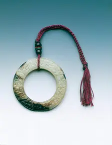 Jade bi-disc, late Spring and Autumn period-early Warring States period, China, 6th-5th century BC. Creator: Unknown