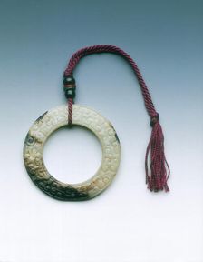 Jade bi-disc, late Spring and Autumn period-early Warring States period, China, 6th-5th century BC
