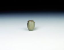 Jade birdcage water container, Neolithic period, China. Creator: Unknown