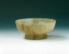 Jade bowl of Junyao shape, Southern Song or Yuan dynasty, China, 13th-14th century. Creator: Unknown