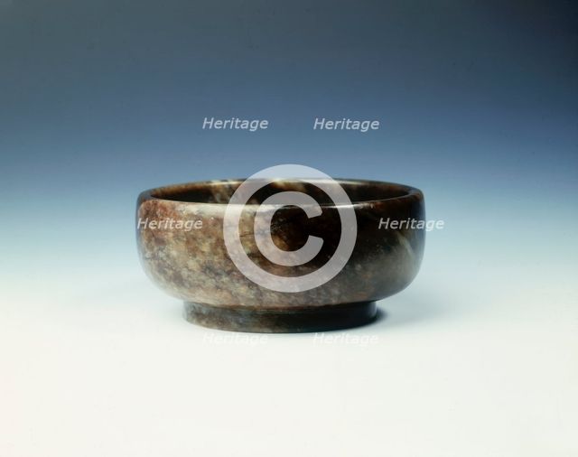Jade bowl of Junyao shape, Southern Song or Yuan dynasty, China, 13th-14th century. Artist: Unknown