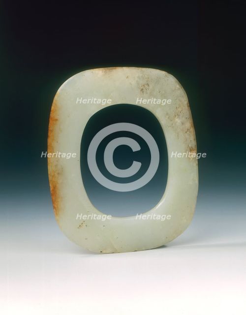 Jade bracelet, Neolithic, Hongshan culture, China, c3500-2200 BC. Creator: Unknown.